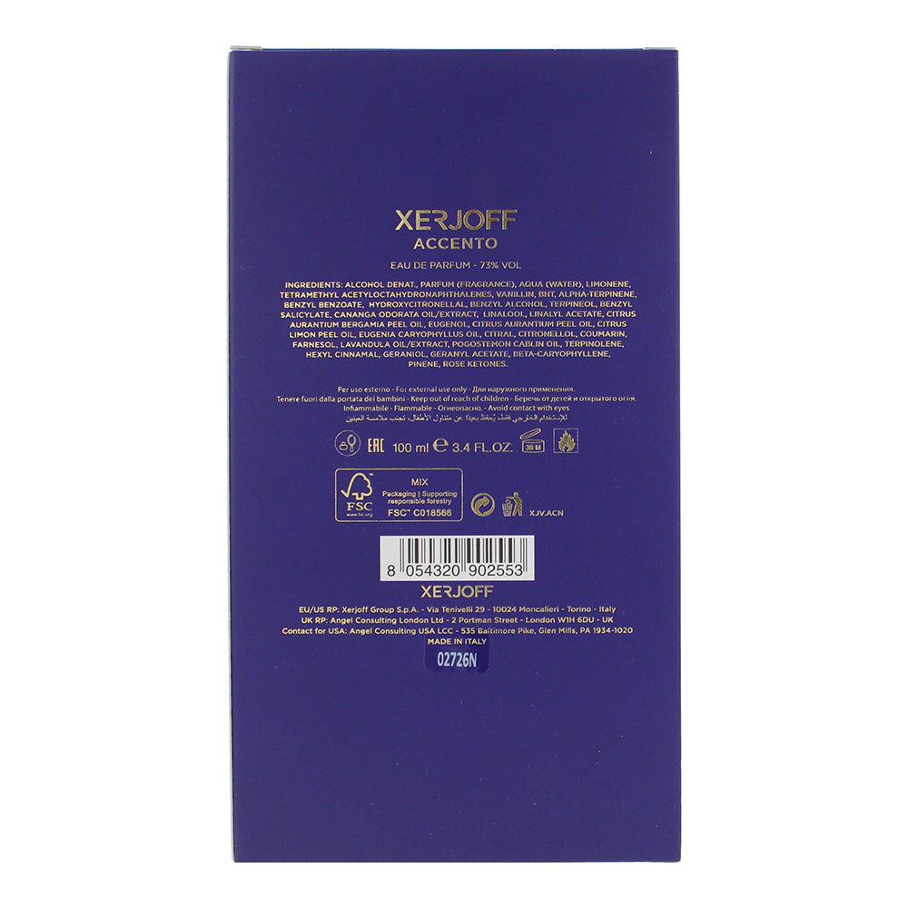 Xerjoff Velvet Collection Accento Eau de Parfum 100ml