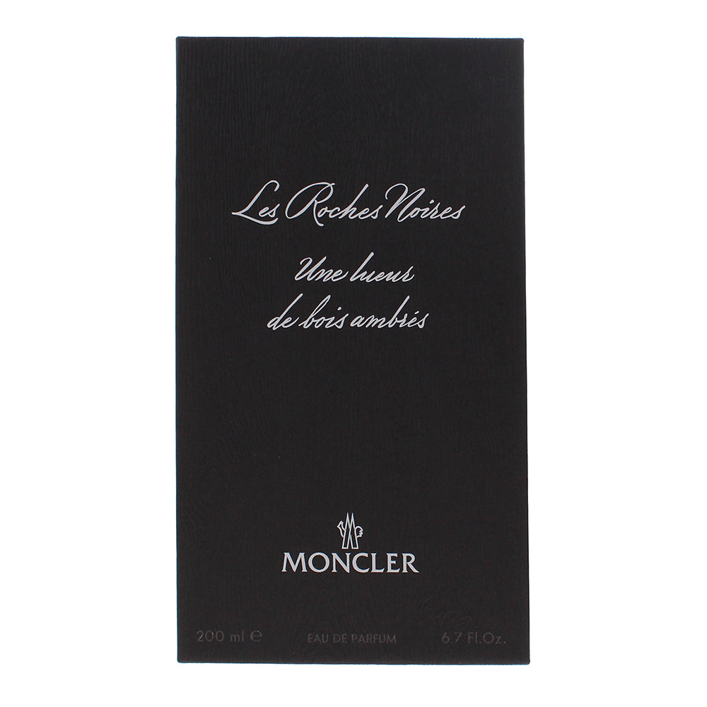 Moncler Les Roches Noires Une Lueur De Bois Ambres Eau de Parfum 200ml - Box
