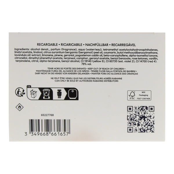 Rabanne Phantom In Red Elixir Refillable Parfum 150ml - Ingredients