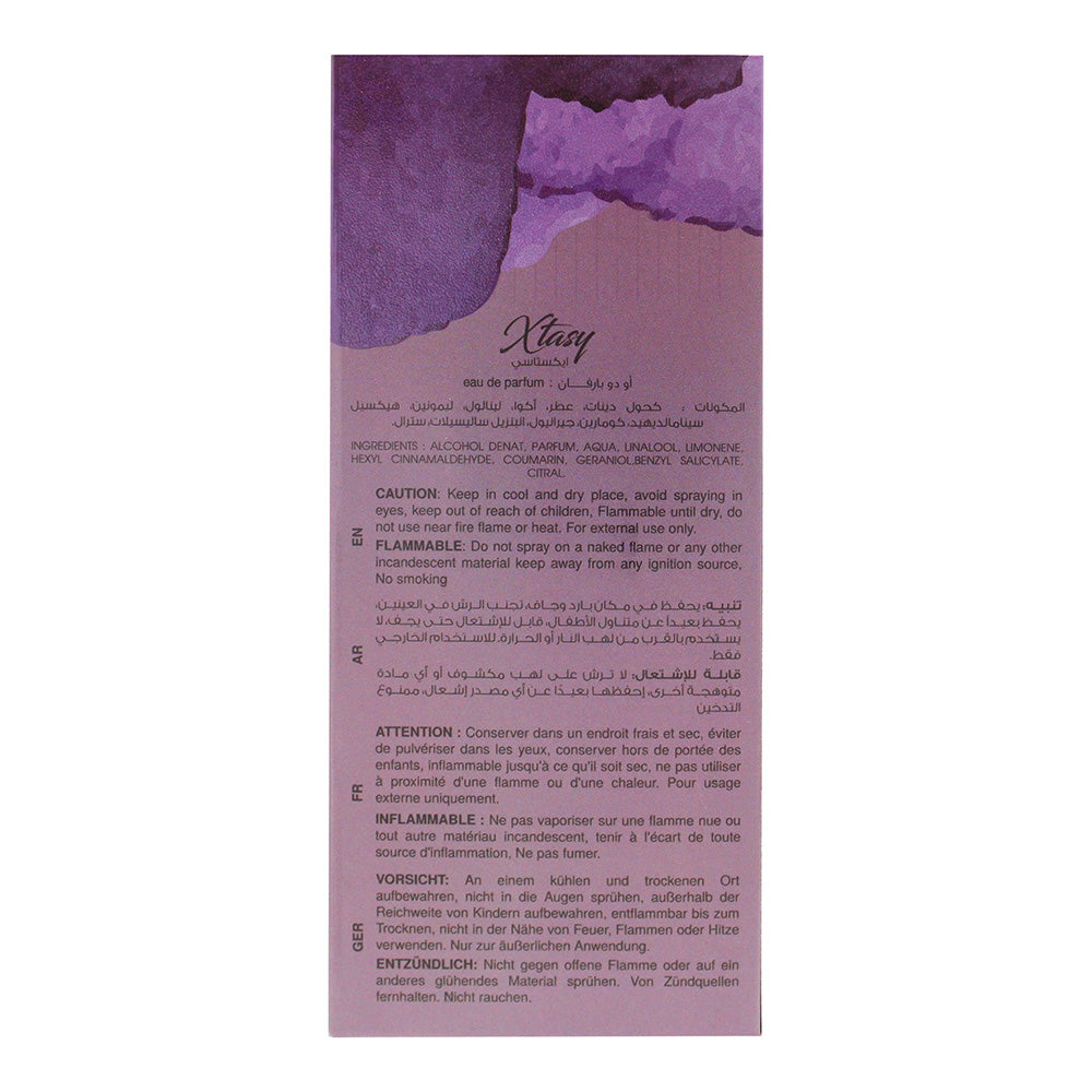 Ahmed Al Maghribi Xtasy Eau de Parfum 100ml