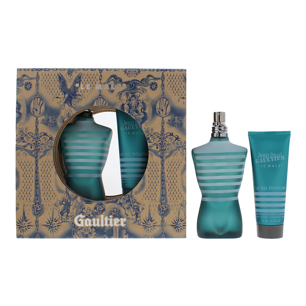 Jean Paul Gaultier Le Male 2 Piece Gift Set: Eau de Toilette 125ml - Shower Gel 