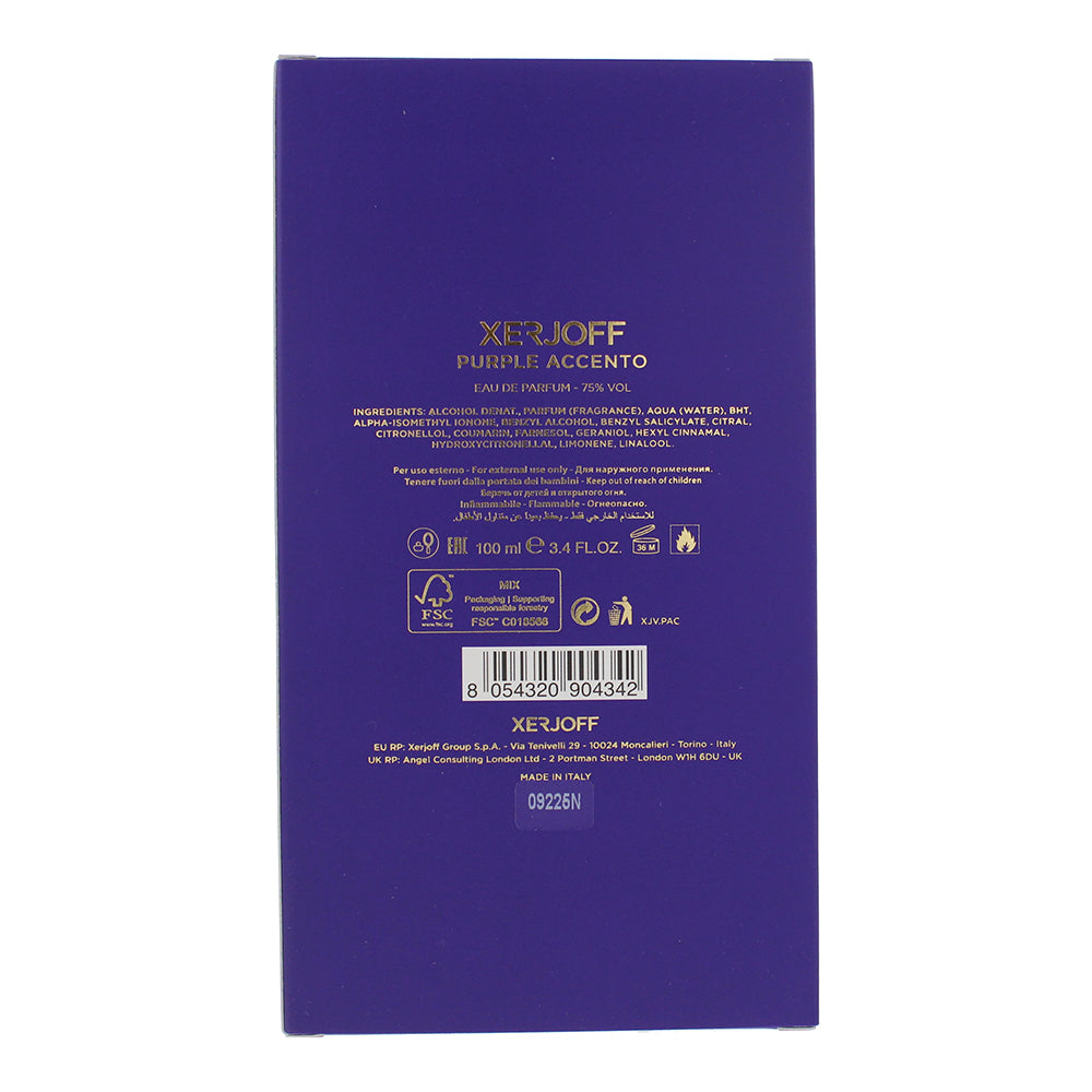 Xerjoff Purple Accento Eau de Parfum 100ml