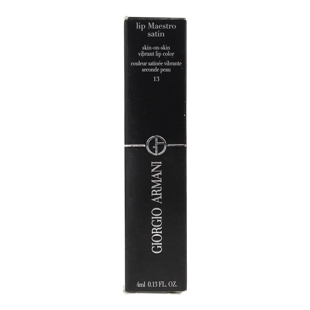 Giorgio Armani Lip Maestro Satin 13 Lipstick 4ml - Box