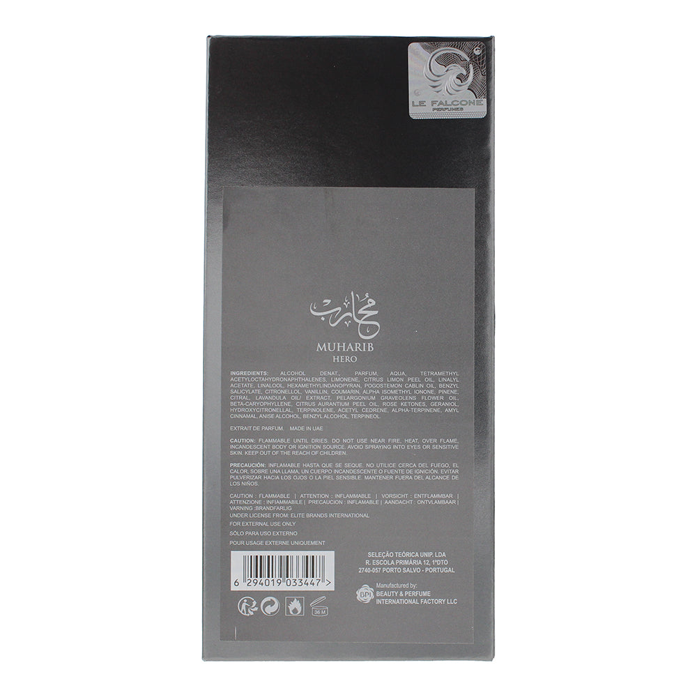 Le Falcone Niche Collection Muharib Hero Extrait De Parfum 85ml - Ingredients