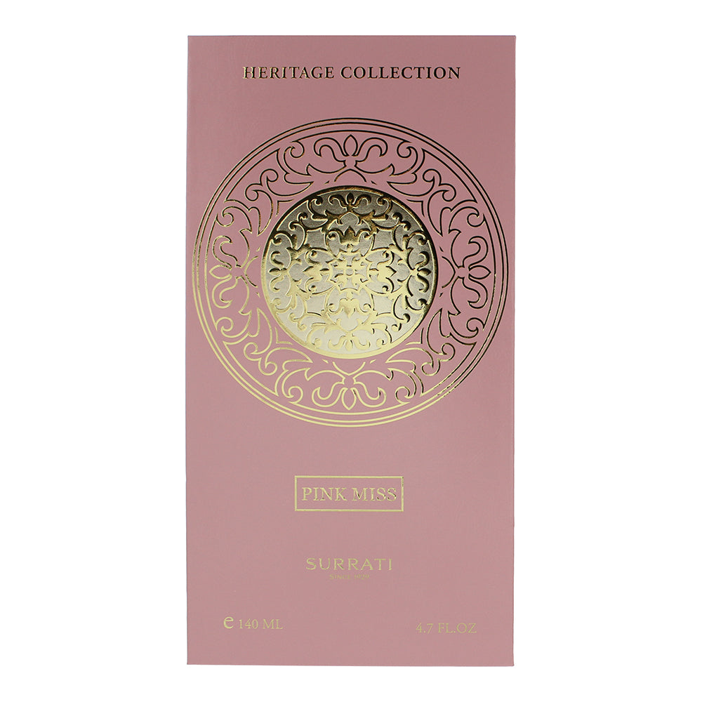 Surrati Heritage Collection Pink Miss Eau de Parfum 140ml - Box