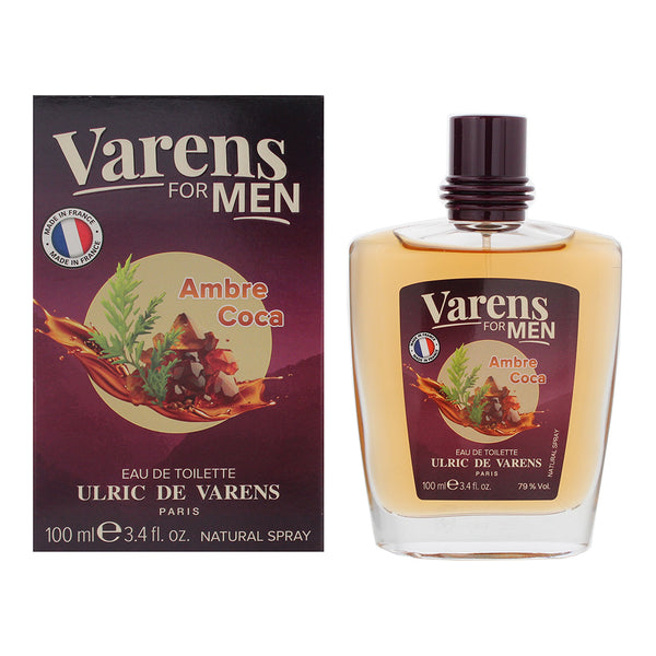 Ulric De Varens Varens For Men Ambre Coca Eau de Toilette 100ml