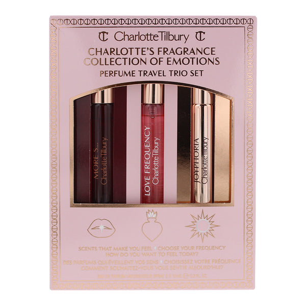 Charlotte Tilbury Collection of Emotions 3 Piece Gift Set: Eau de Parfum: 3 x 10