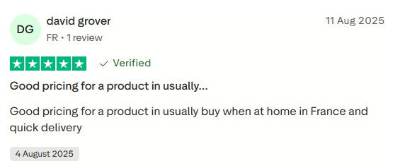 Customer review