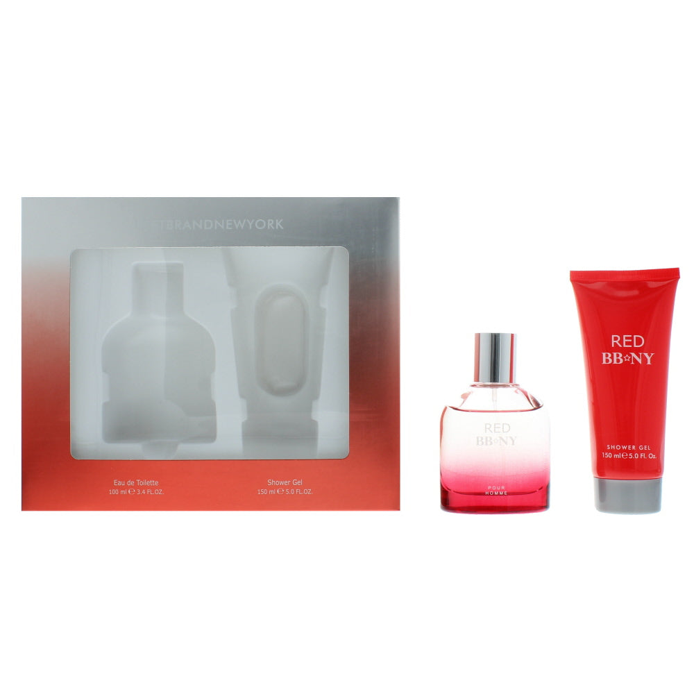 Bbny Red Eau De Toilette 2 Piece Gift Set: Eau De Toilette 100ml - Shower Gel 150ml