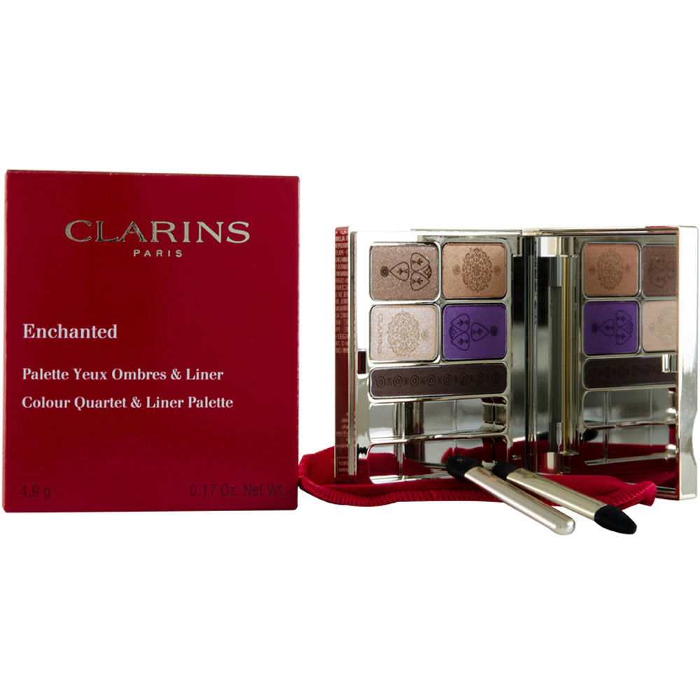 Clarins Enchanted Colour Quartet & Liner Eye Shadow Palette 4.9g