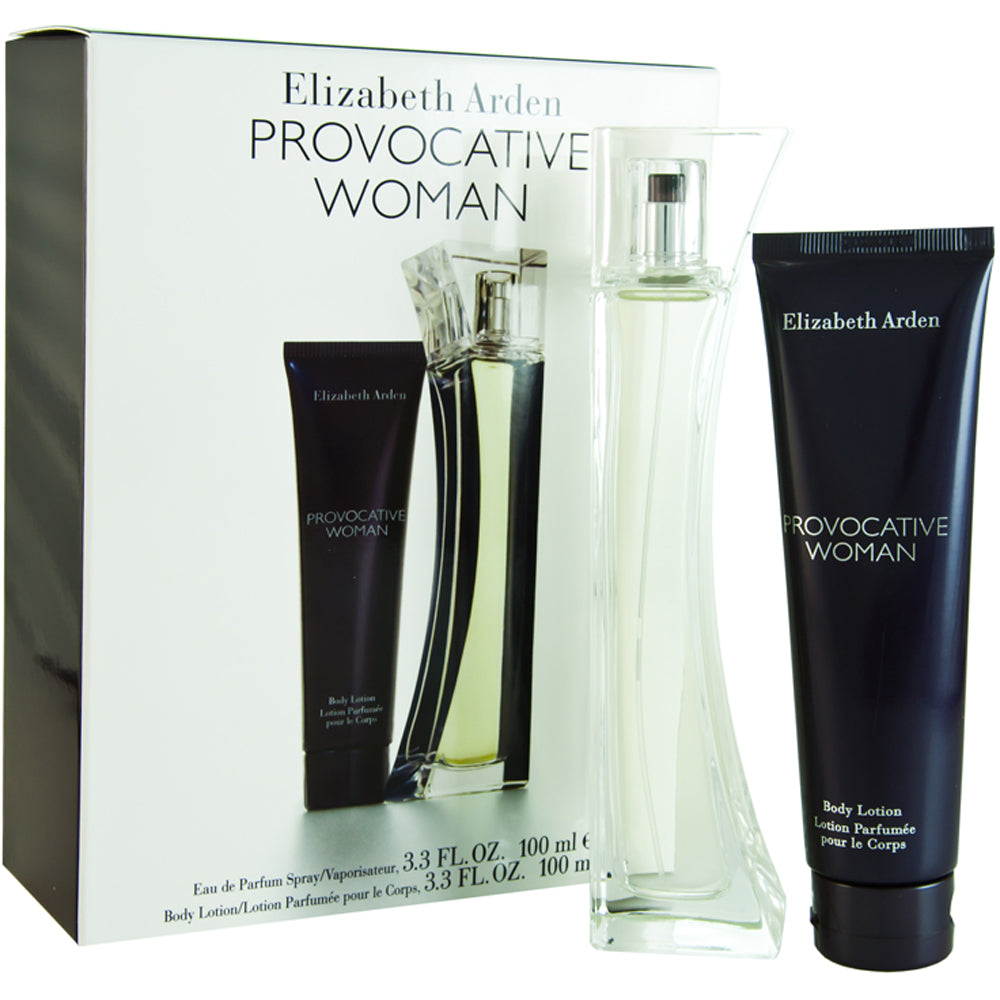 Elizabeth Arden Provocative Woman Eau De Parfum 2 Piece Gift Set: Eau De Parfum 100ml - Body Lotion 100ml