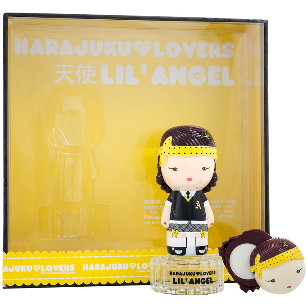 Gwen Stefani Harajuku Lovers Lil' Angel Eau De Toilette 2 Piece Gift Set: Eau De Toilette 30ml - Solid Perfume 1.2g
