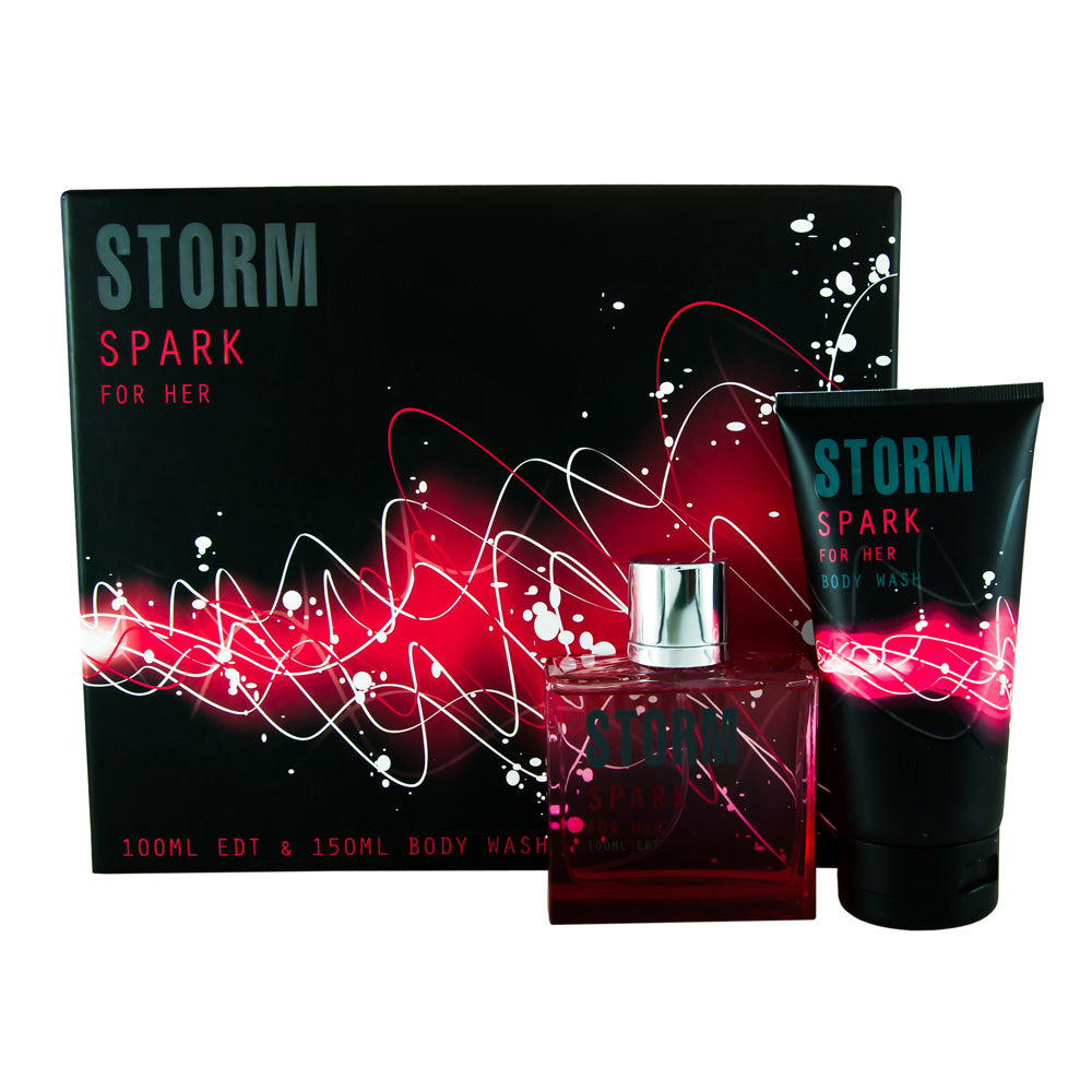 Storm Spark For Her Eau De Toilette 2 Piece Gift Set: Eau De Toilette 100ml - Body Wash 150ml