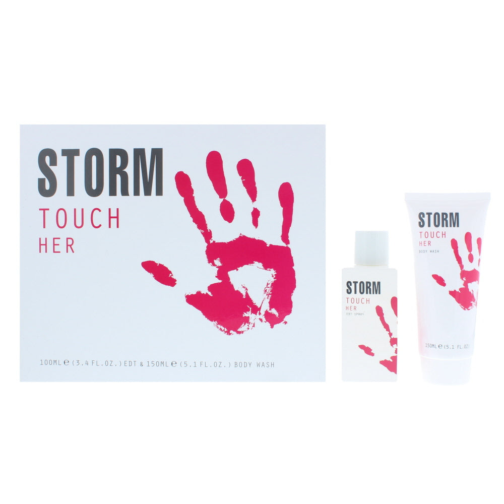 Storm Touch Her Eau De Toilette 2 Piece Gift Set: Eau De Toilette 100ml - Body Wash 150ml