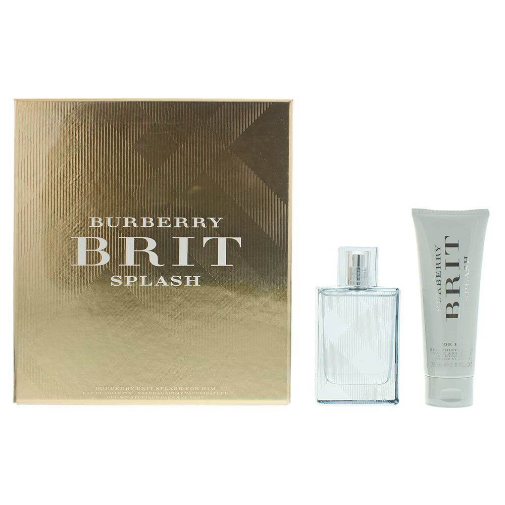 Burberry Brit Splash Eau De Toilette Piece Gift Set: Eau De Toilette