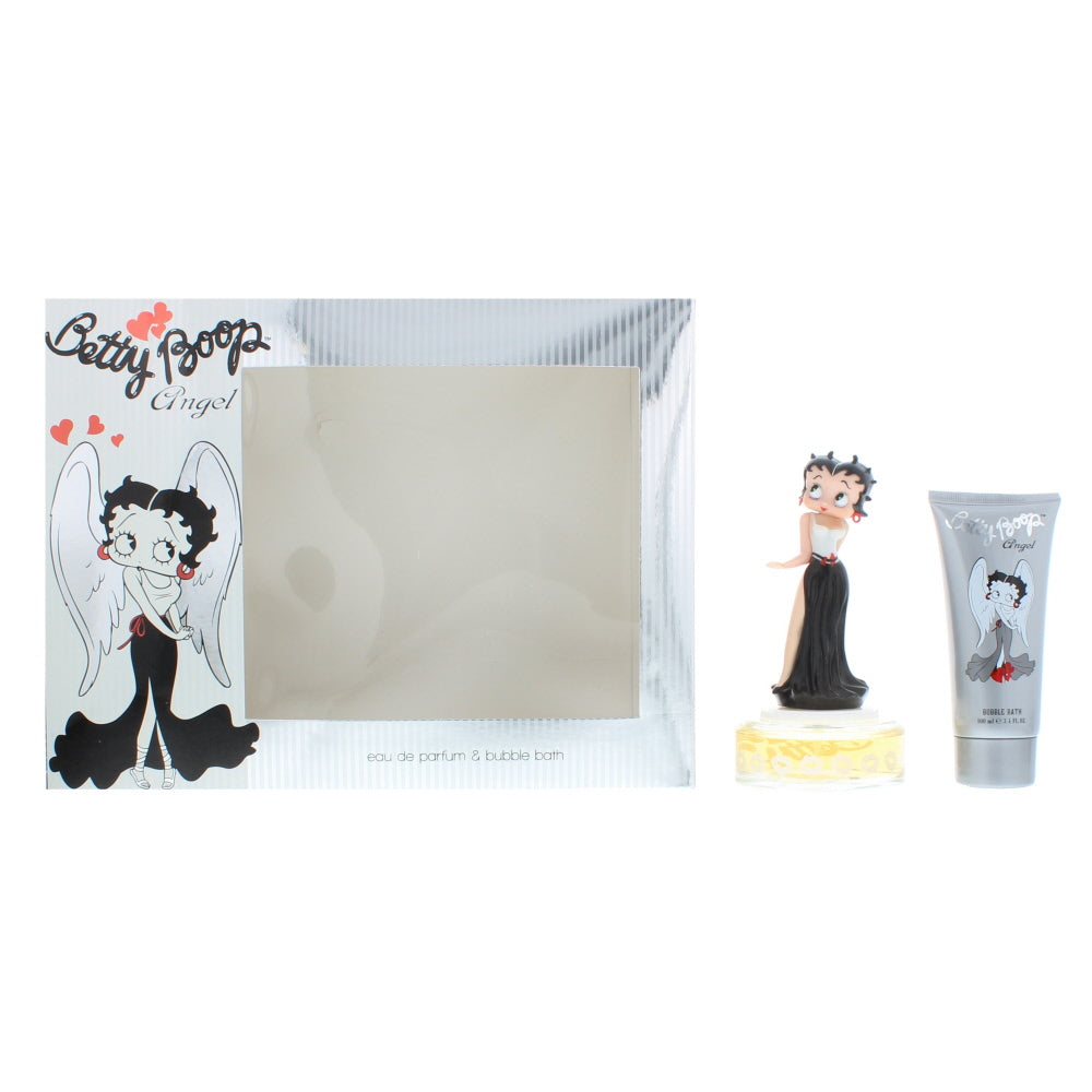 Betty Boop Angel Eau De Parfum 2 Piece Gift Set: Eau De Parfum 75ml - Bubble Bath 100ml