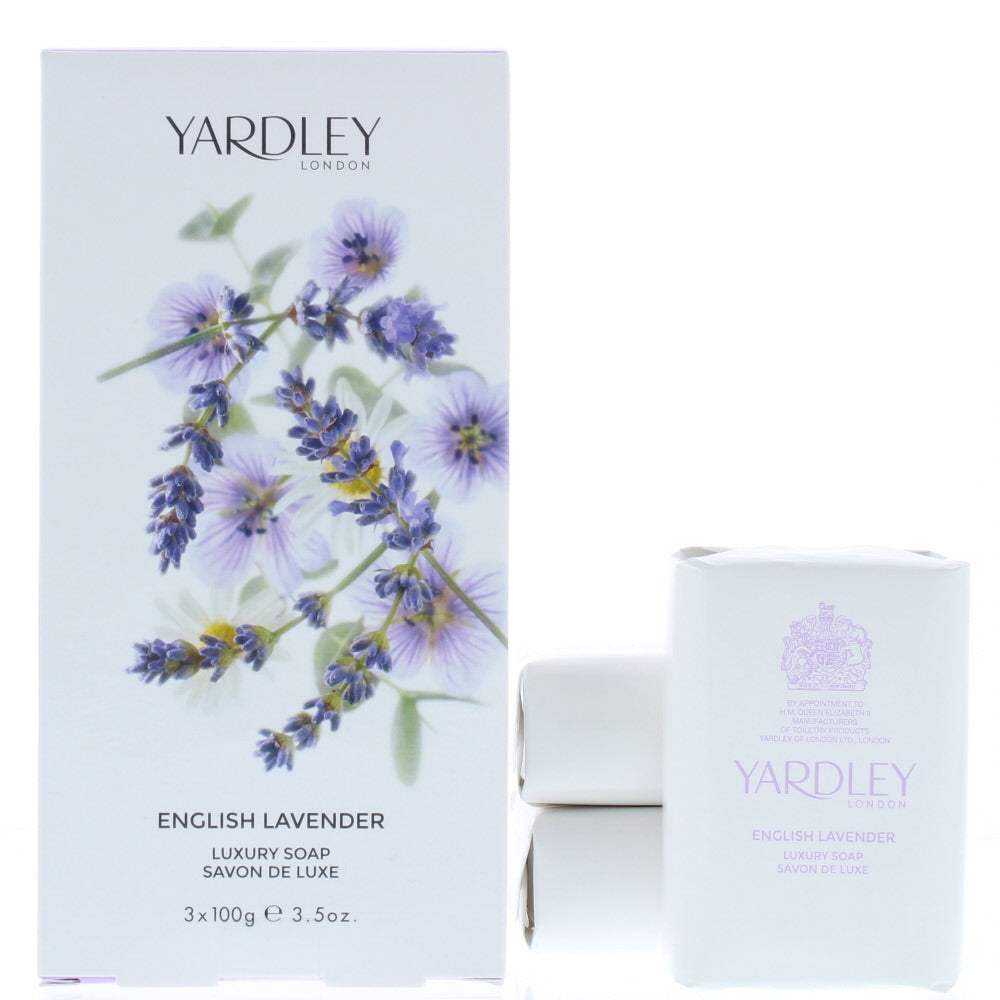 Yardley English Lavender Bodycare Set Gift Set : Luxury Soap X 3 100g