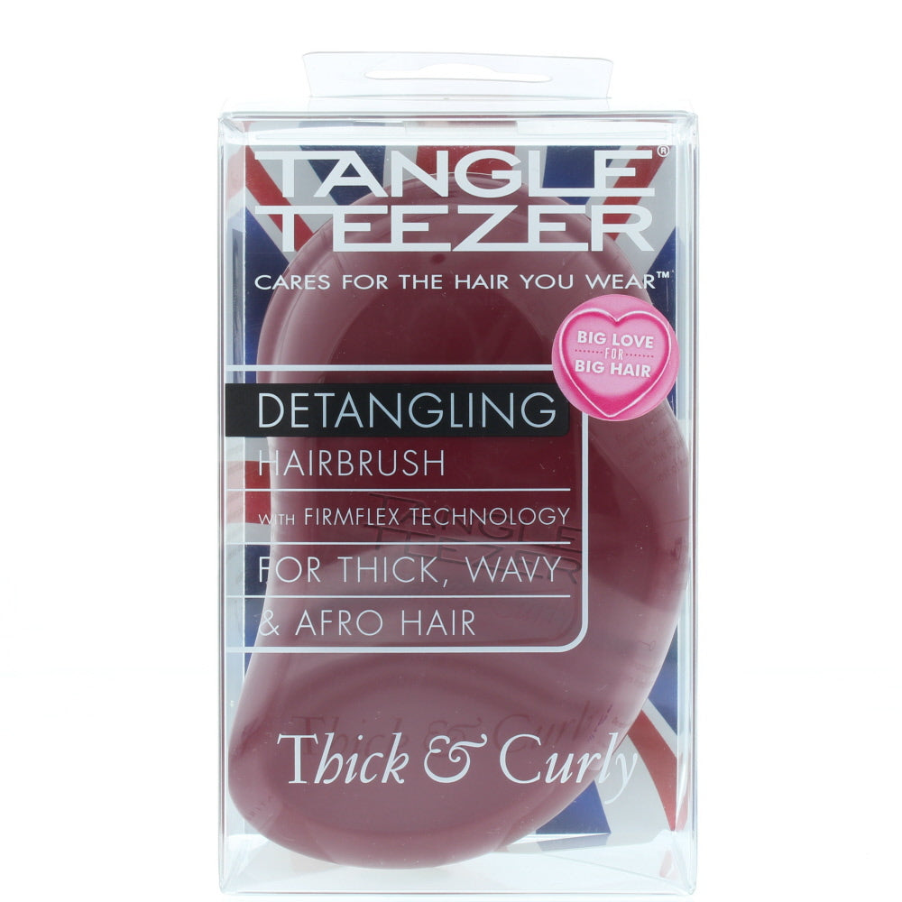 Tangle Teezer Thick & Curly Salsa Red Hair Brush