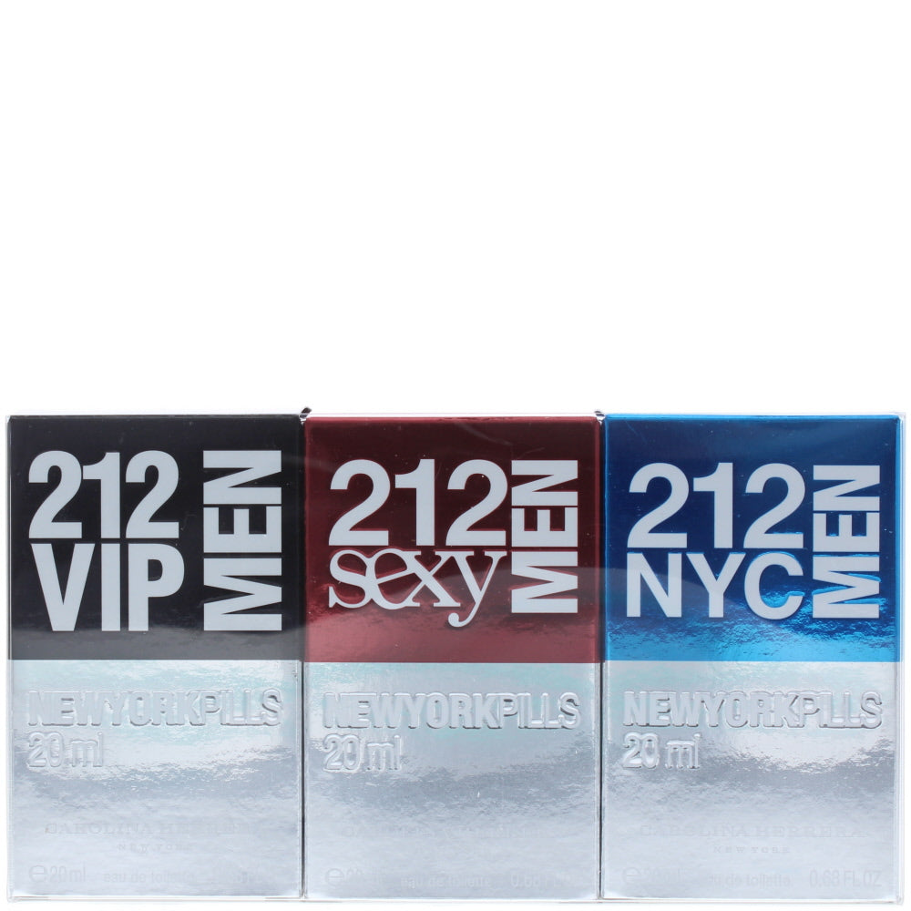 Carolina Herrera New York Pills Eau de Toilette 3 Pieces Gift Set