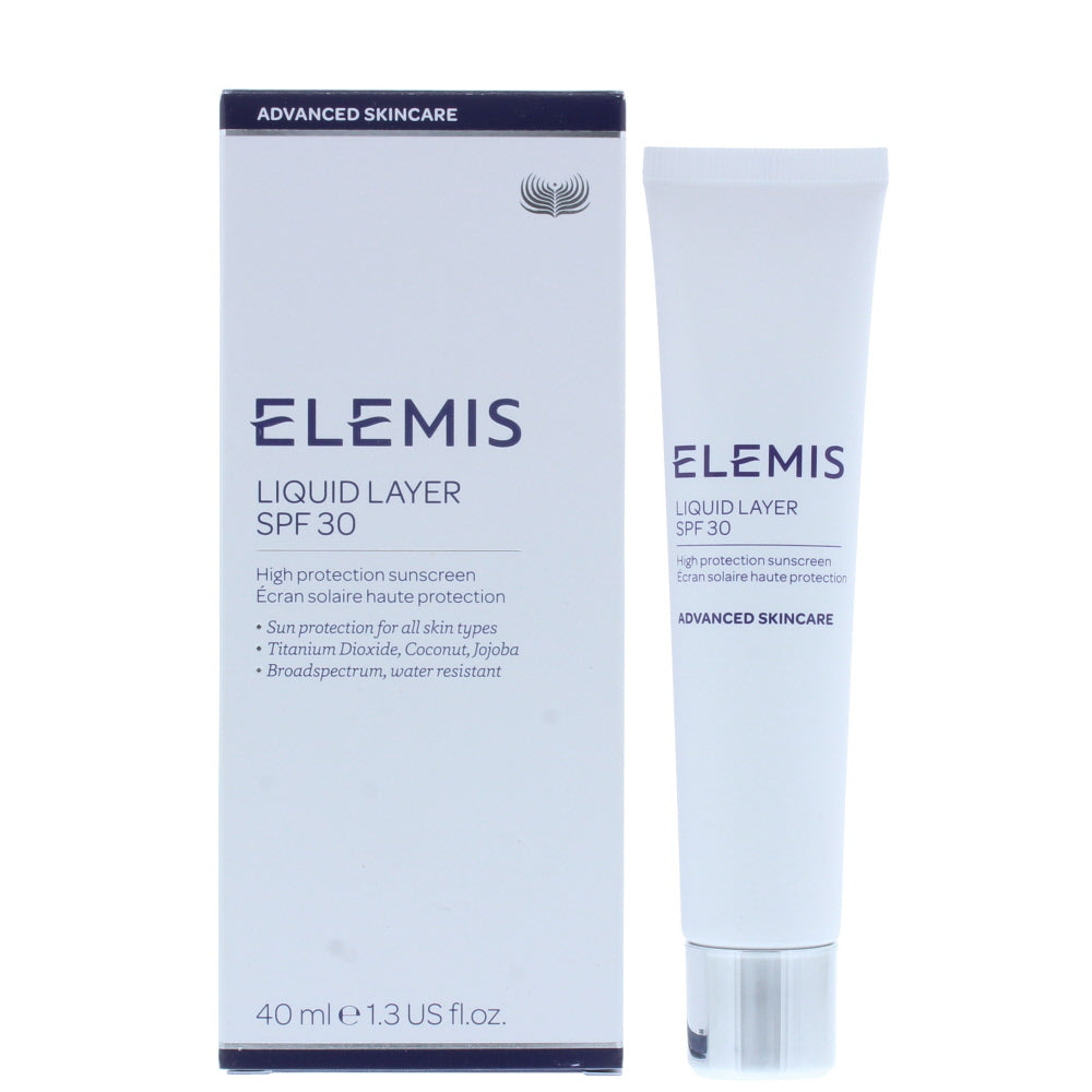 Elemis Liquid Layer Spf 30 For All Skin Types Sun Cream 40ml