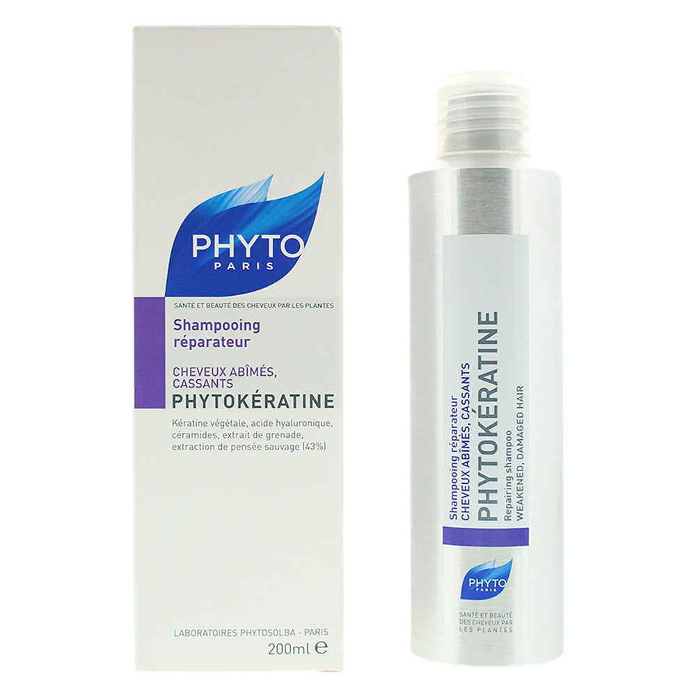 Phyto Phytokératine Repairing Shampoo 200ml