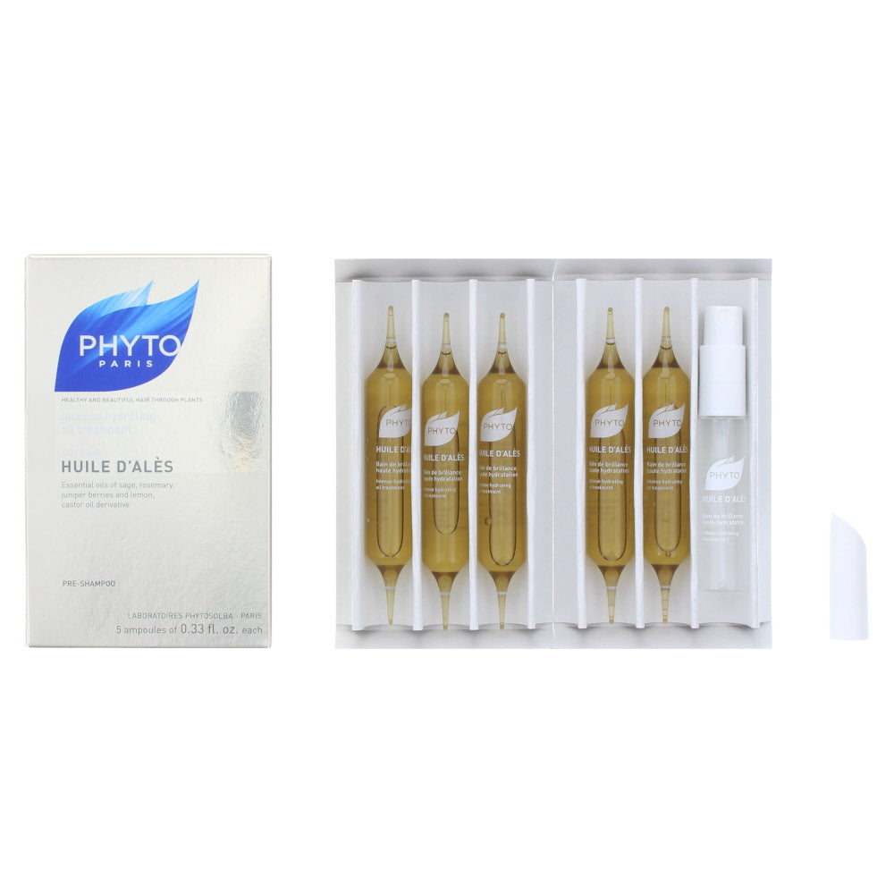 Phyto Huile D'alès 5 X Intense Hydrating Oil Treatment Pre-Shampoo 10ml
