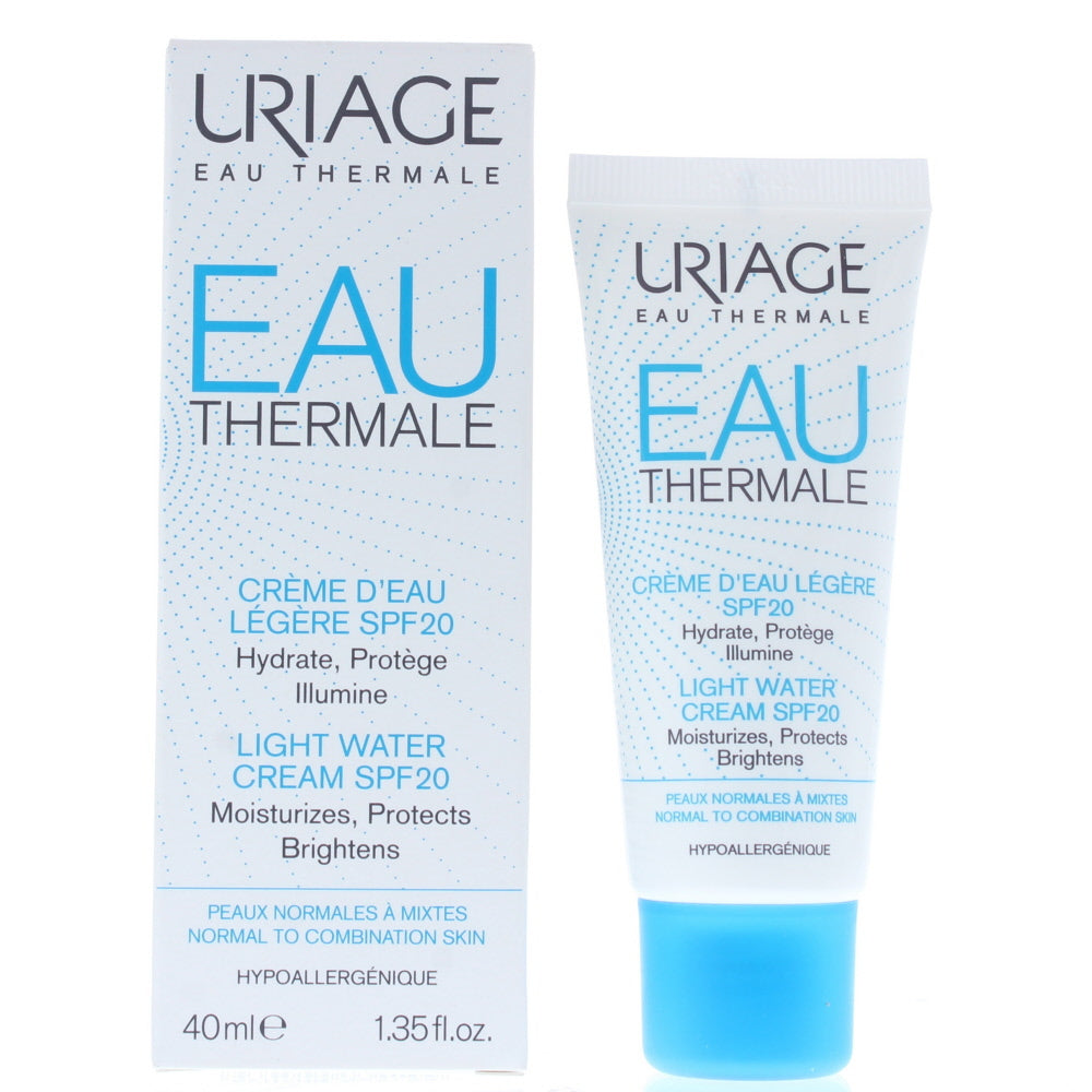Uriage Eau Thermale Light Water Spf 20 Normal To Combination Skin Cream 40ml