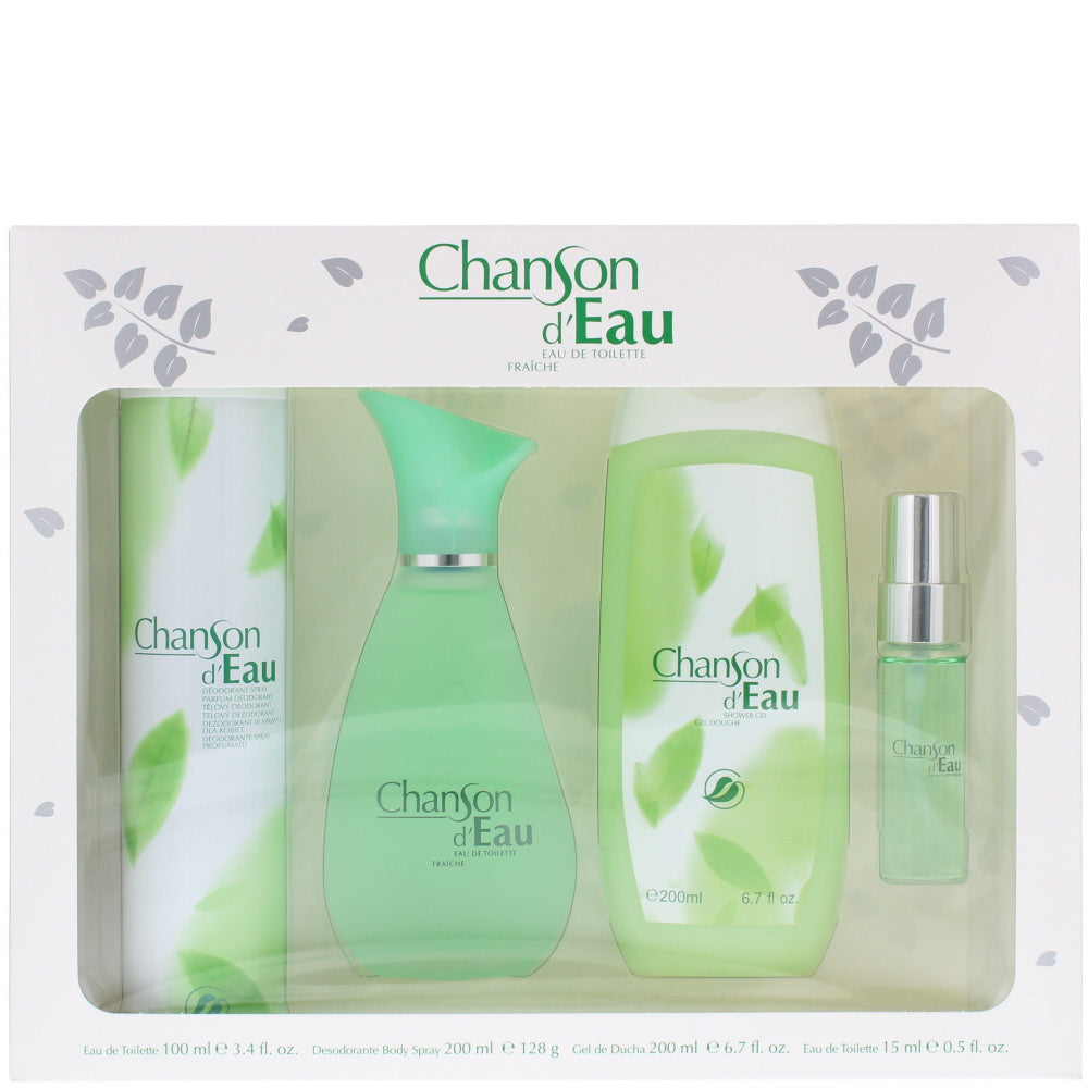 Chanson D'eau Eau de Toilette 4 Pieces Gift Set