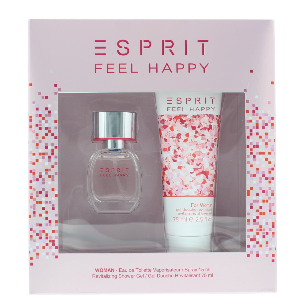 Esprit Feel Happy Eau de Toilette 2 Pieces Gift Set