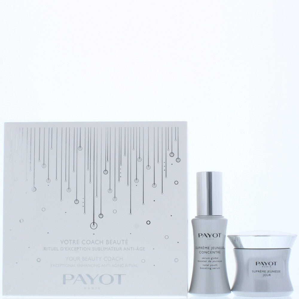 Payot Your Beauty Coach Supreme Jeunesse Jour Beauty Exceptional Enhancing Anti-Ageing Ritual Skincare Set Gift Set : Day Cream 50ml - Serum 30ml
