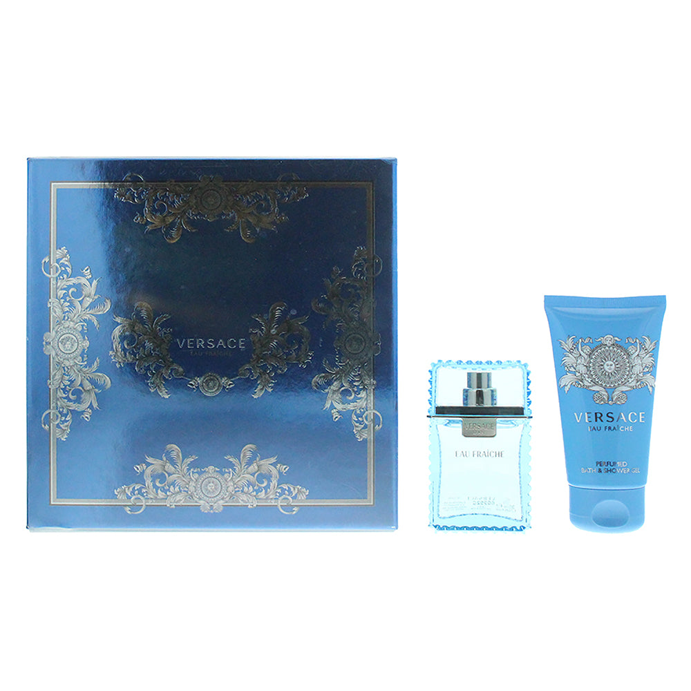 Versace Man Eau Fraiche Eau de Toilette 2 Pieces Gift Set