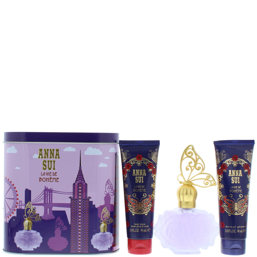 Anna Sui La Vie De Bohème Eau de Toilette 3 Pieces Gift Set