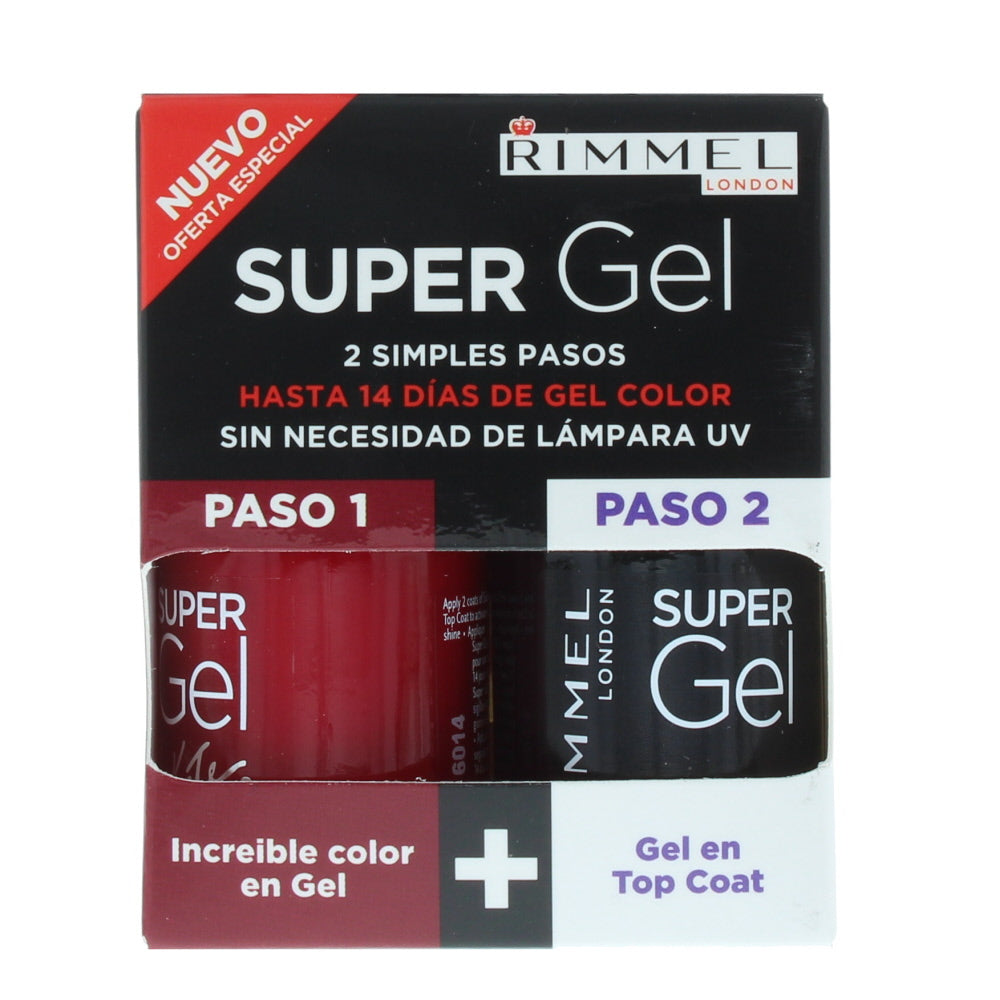 Rimmel Gel Color & Top Coat 042 Rock N Roll Nail Polish 12ml