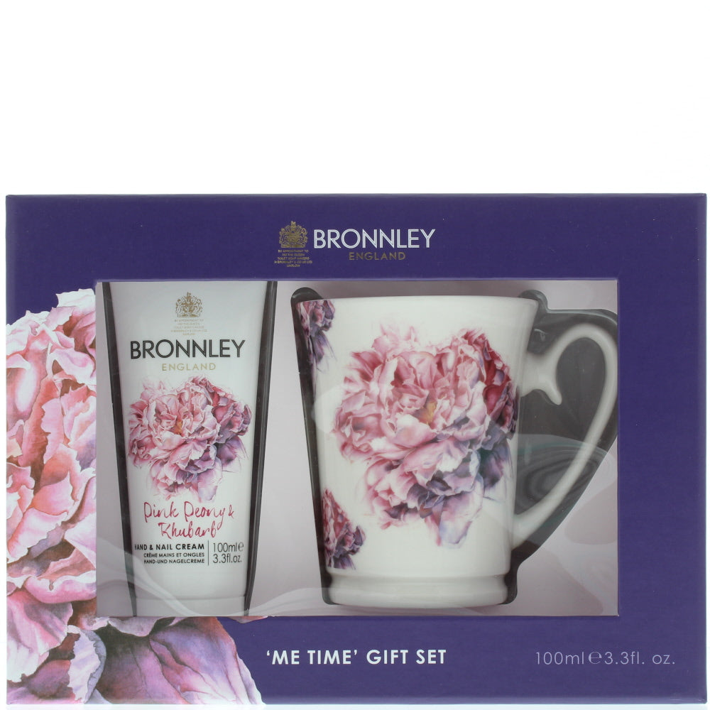 Bronnley Pink Peony & Rhubarb Bodycare Set 2 Pieces Gift Set