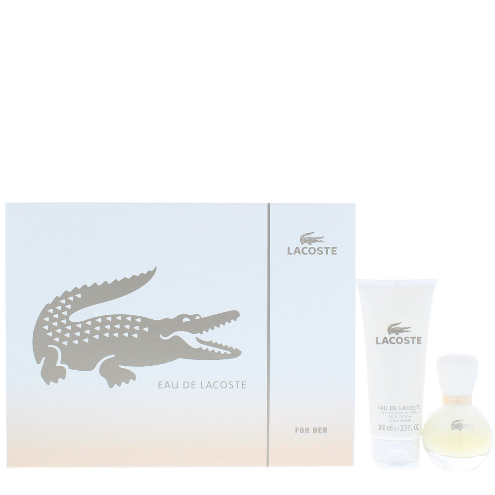 Lacoste Eau De Lacoste Pour Femme Eau de Parfum 2 Pieces Gift Set