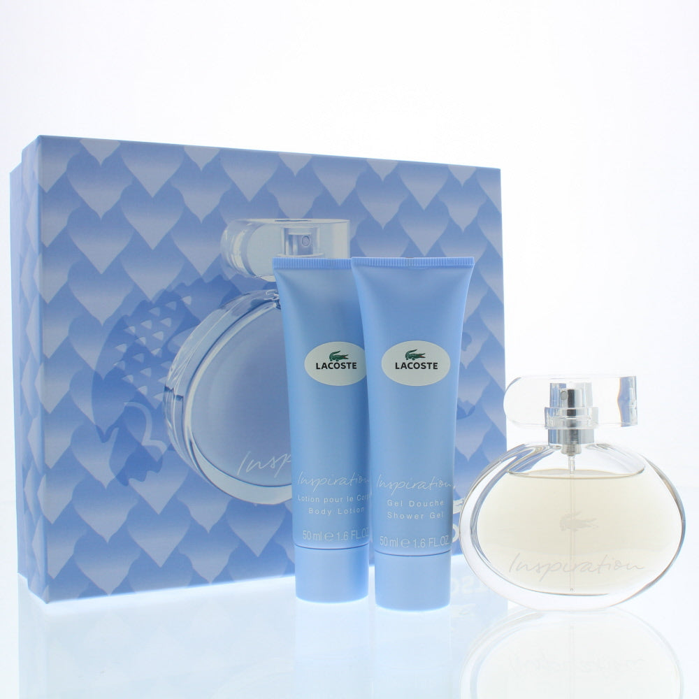 Lacoste Inspiration Eau de Parfum 3 Pieces Gift Set