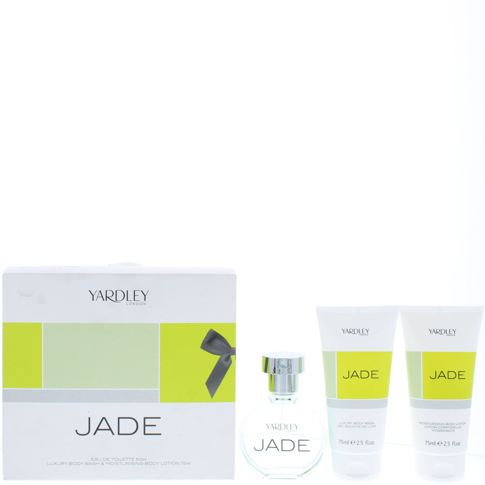 Yardley Jade Eau de Toilette 3 Pieces Gift Set