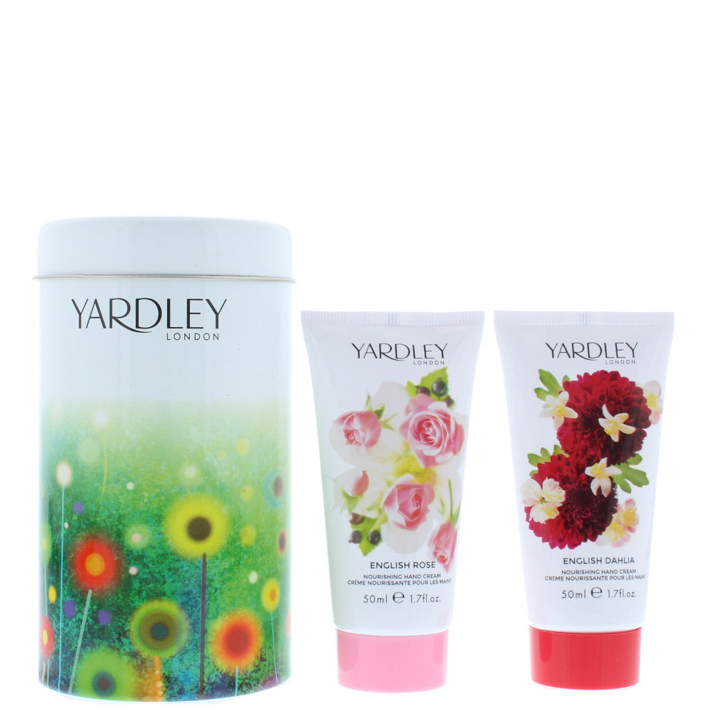 Yardley Bopdycare Set Gift Set : English Rose Hand Cream 50ml - English Dahlia Hand Cream 50ml