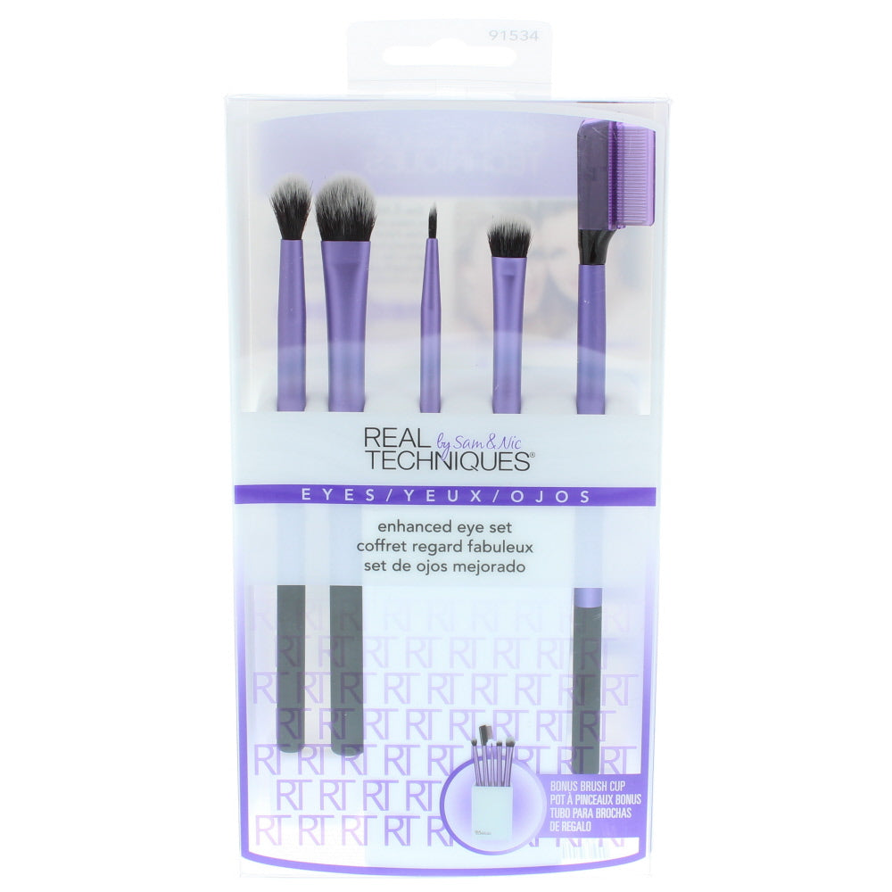 Real Techniques Enhanced Eyes 91534 Make-Up Brush Set