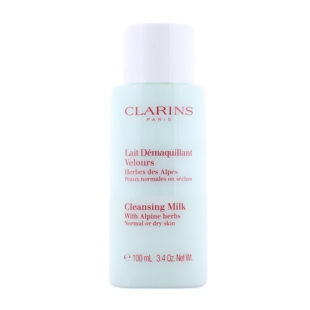 Clarins With Alpine Herbs Normal Or Dry Skin Cleansing Milk 100ml
