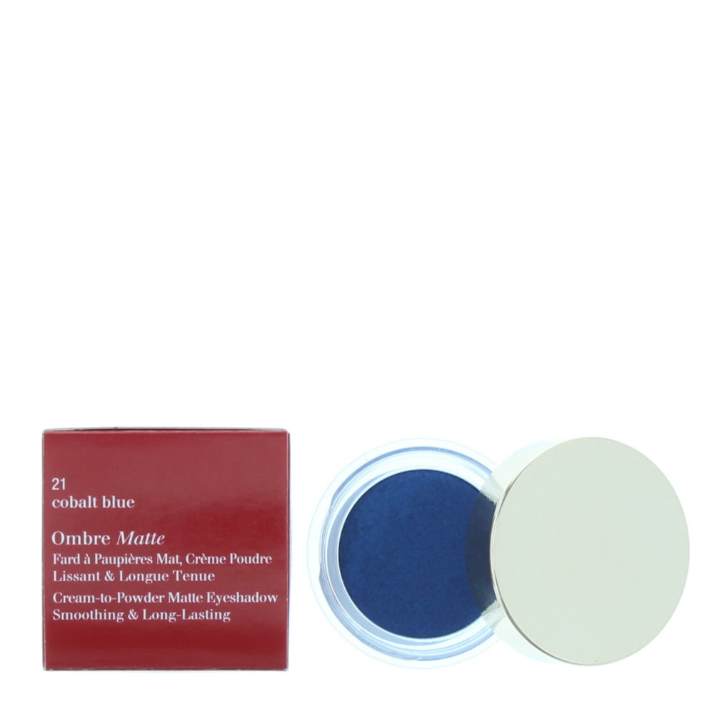 Clarins Ombre Matte Cream-To-Powder 21 Cobalt Blue Eye Shadow 7g