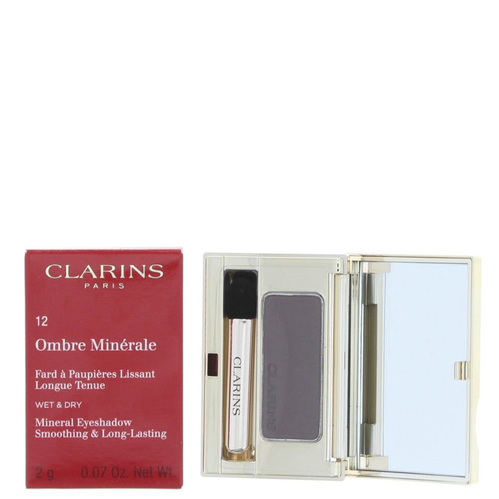 Clarins Ombre Minérale Smoothing & Long-Lasting 12 Aubergine Eye Shadow 2g