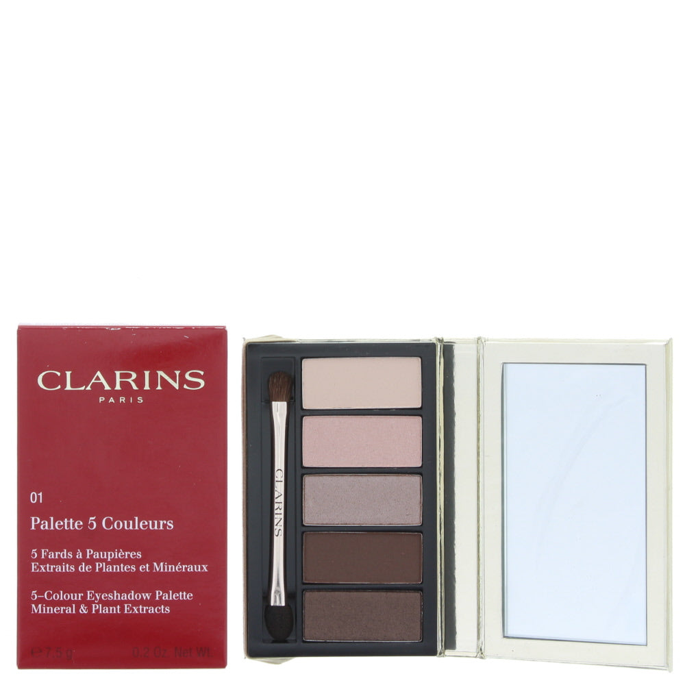 Clarins 5-Colour 01 Pretty Day Eye Shadow Palette 7.5g