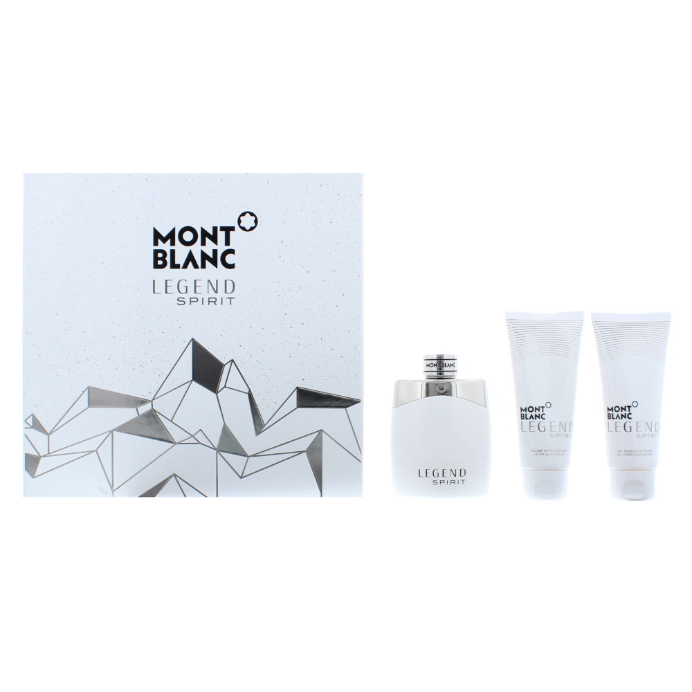 Montblanc Legend Spirit Eau de Toilette 3 Pieces Gift Set