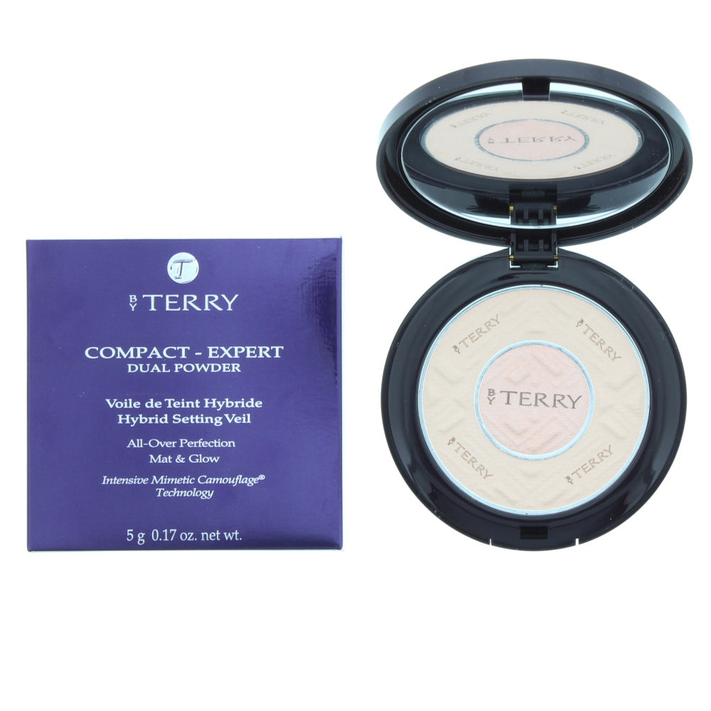 By Terry Compact-Expert Dual Blush & Bronze N°1 Ivory Fair Setting Powder 5g