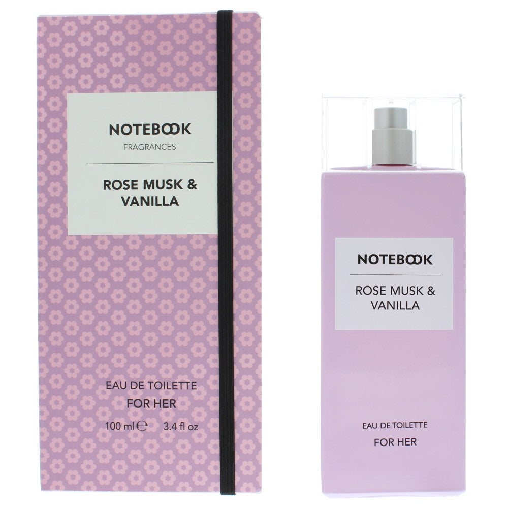 Aquolina Notebook Rose Musk & Vanilla Eau de Toilette 100ml