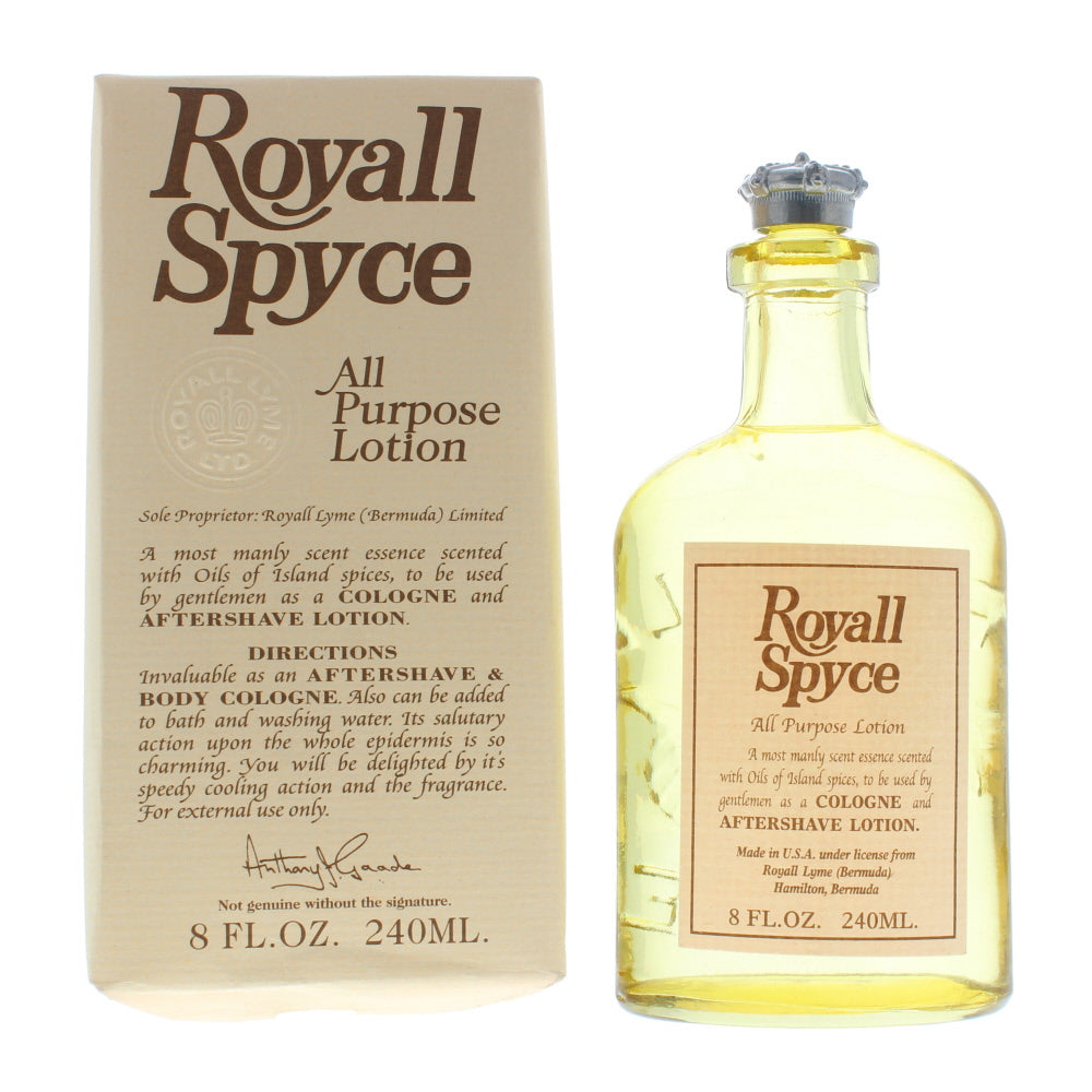Royall Spyce All Purpose Lotion Aftershave Lotion 240ml