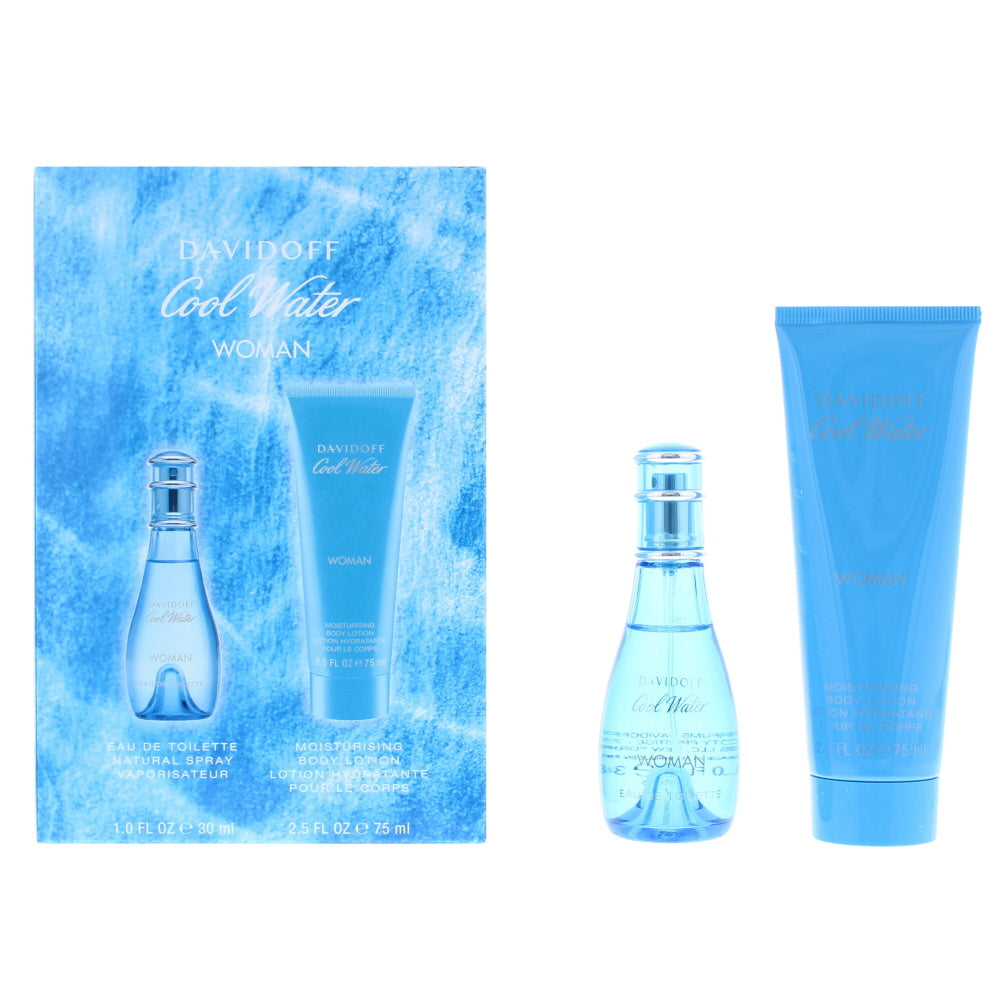 Davidoff Cool Water Woman Eau de Toilette 2 Pieces Gift Set