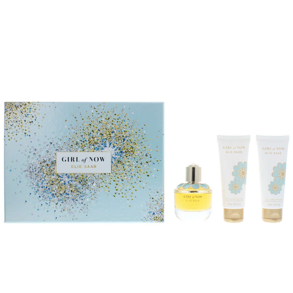 Elie Saab Girl Of Now Eau de Parfum 3 Pieces Gift Set
