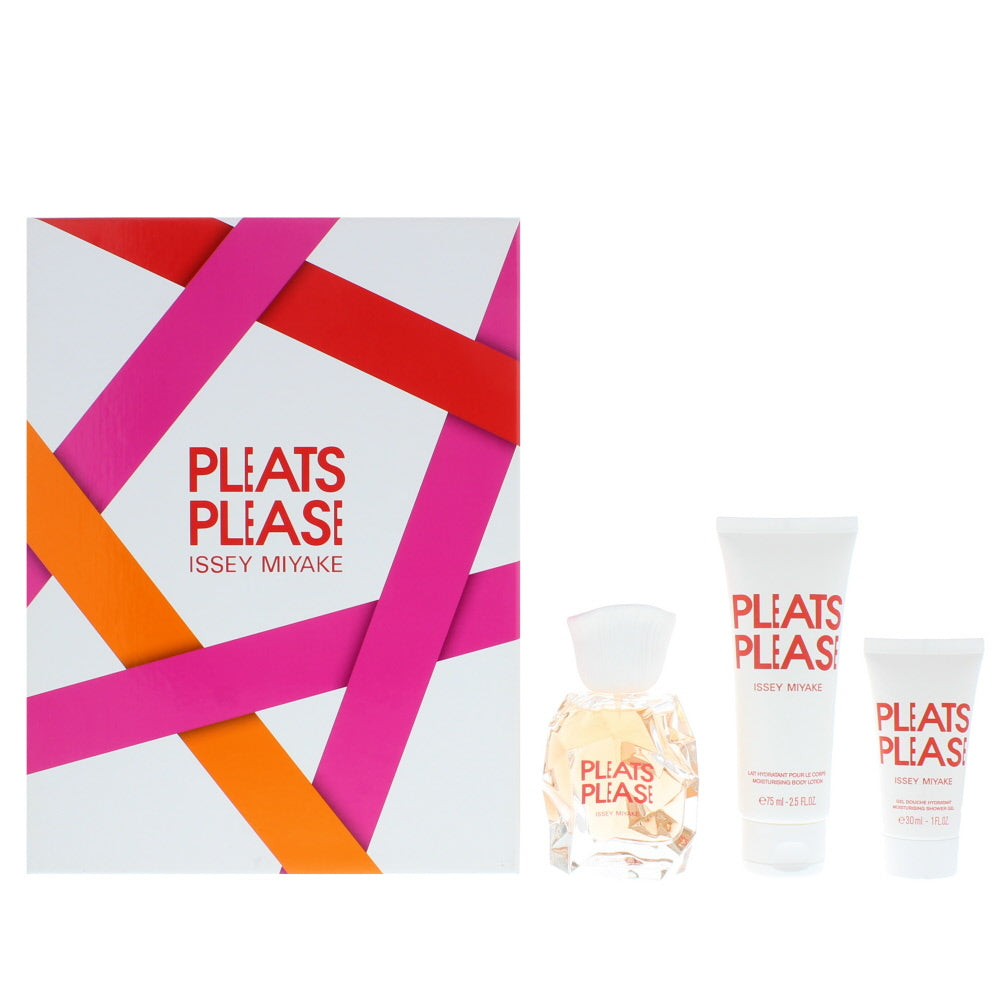 Issey Miyake Pleats Please Eau de Toilette 3 Pieces Gift Set